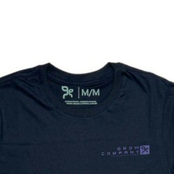 Camiseta Fem Grow 2401208 Classic Row - Preto