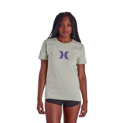 Camiseta Fem Hurley HYTS010579 Icon - Verde