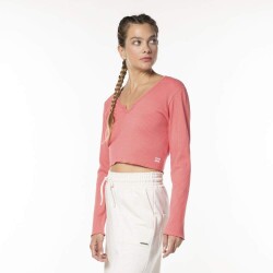 Blusa ML Fem Billabong W462A0053 Notch - Rosa Escuro