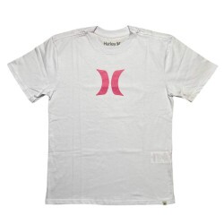 Camiseta Fem Hurley HYTS010728 Icon - Branco