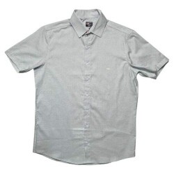Camisa Boto HB 2410760 Linho Delux - Azul
