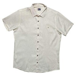 Camisa Boto HB 2410920 Linho Deluxe - Natural