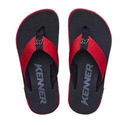 Chinelo Kenner Kivah - Vermelho Preto
