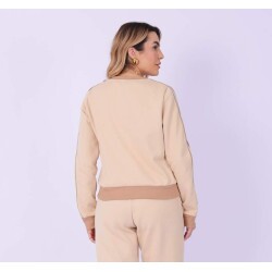 Moletom Careca Fem Riu Kiu 11105 Cora - Areia