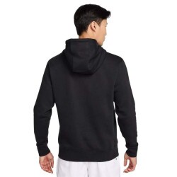 Moletom Fechado Nike FN3859 Club - Preto