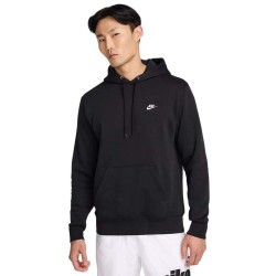 Moletom Fechado Nike FN3859 Club - Preto