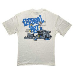 Camiseta Federal Art 16792 Oversized - Off White