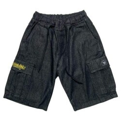Bermuda Jeans Federal Art 16721 Boss Cargo - Preto