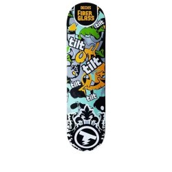 Skate Montado Tilt Profissional - Grafite
