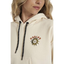 Moletom Fechado Fem Hurley HYBL020254 Sun - Off White