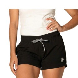 Shorts Praia Fem Vonpiper 9912010001 Liso - Preto