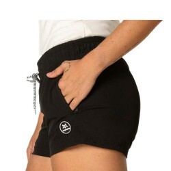 Shorts Praia Fem Vonpiper 9912010001 Liso - Preto
