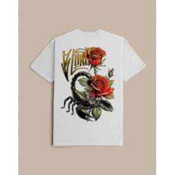 Camiseta Blunt 200788 Scorpion Flower - New White