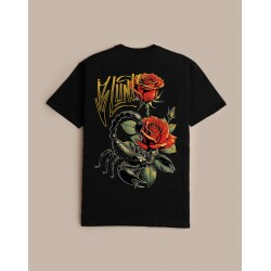 Camiseta Blunt 200788 Scorpion Flower - Preto