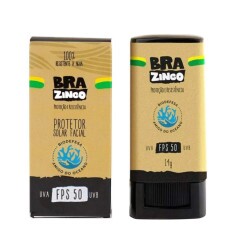 PROTETOR SOLAR FACIAL BRAZINCO 14G FPS 47 BEGE M�DIO 
