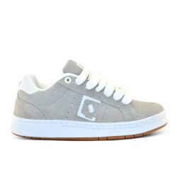 TENIS QIX COMBAT SUEDE CINZA BRANCO NATURAL
