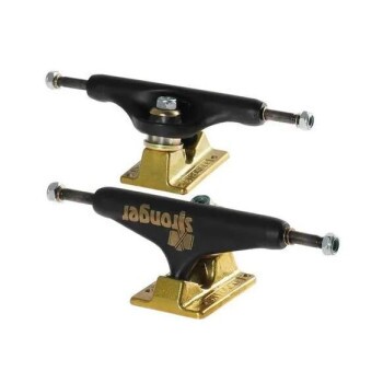 Truck Stronger 139 mm Vazado - Preto Dourado
