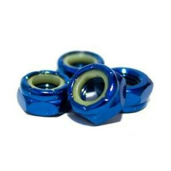 Porca para Trave de Truck Jogo com 4 - Azul