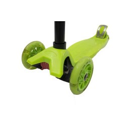 Patinete Scooter 4 Rodas de Led Infantil - Verde