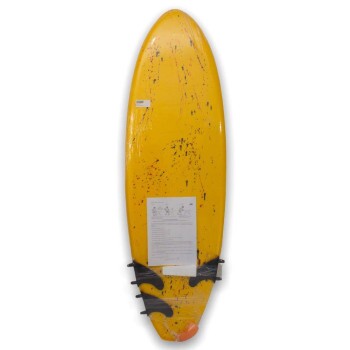 Prancha Surf Soft Mar Infantil Mini Board 4\\\'11 Mar - Amarelo