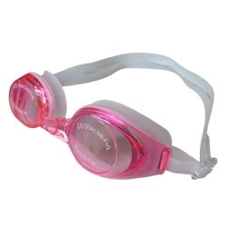 culos de Natao Mar Adulto Anti-Fog - Branco com Rosa