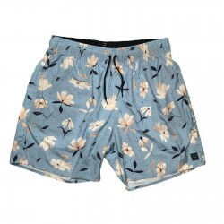 Shorts Praia Surfly SH9047 - Flowers Blue