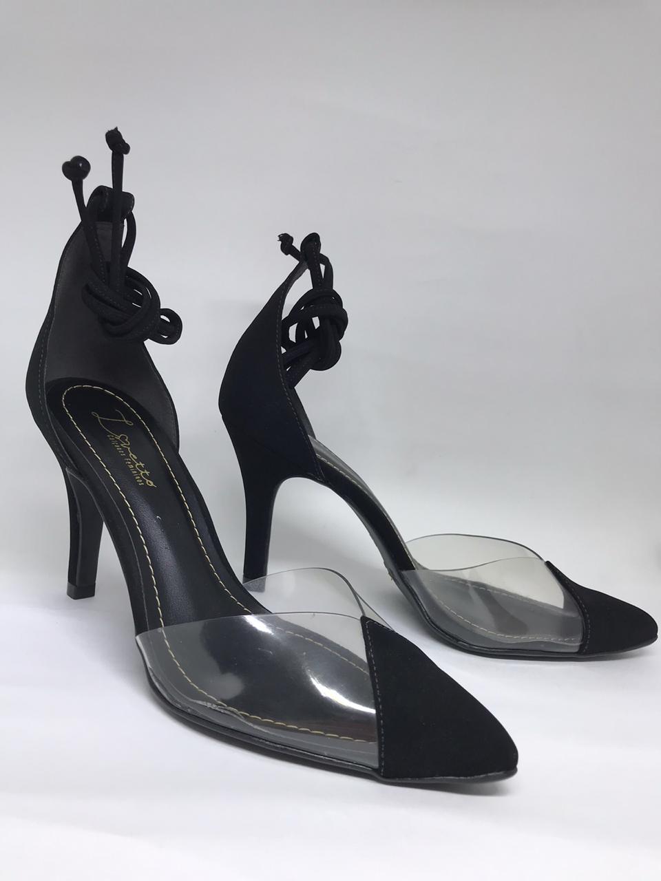 scarpins com transparencia