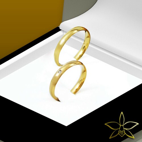 Par de Aliana Gold Comfort Curve 30 Shine