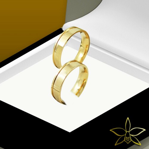 Par de Aliana Gold Comfort Plane 50 10k