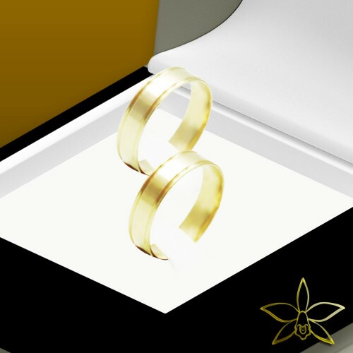 Par de Aliana Gold Comfort Double Line 50