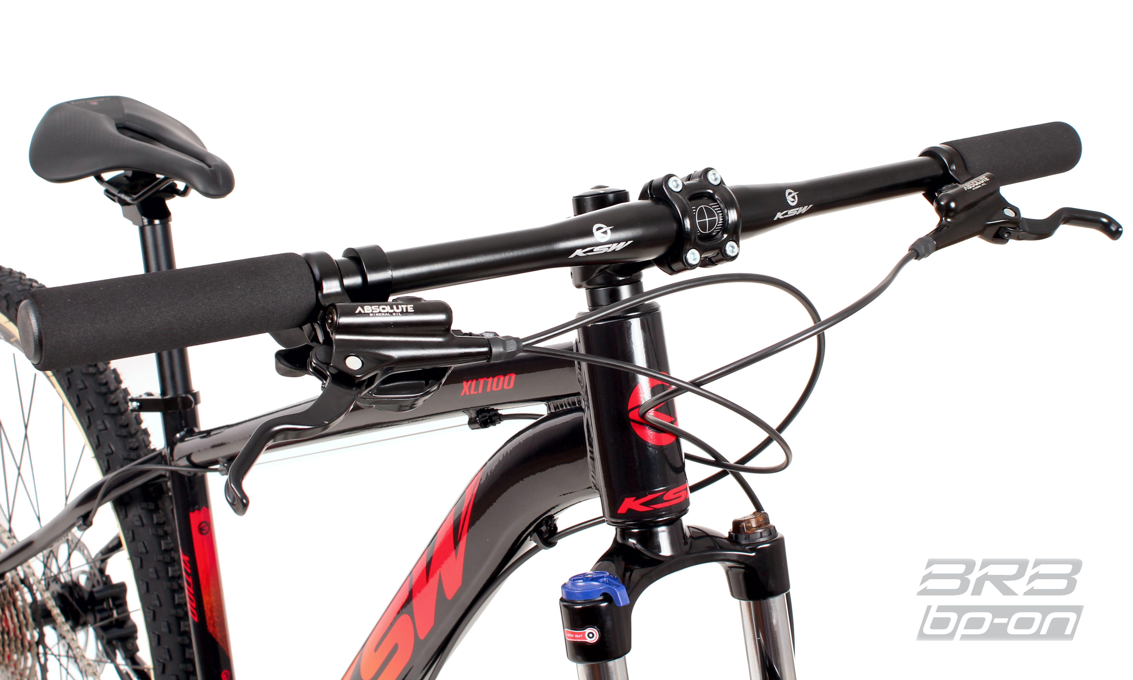 Bike Ksw Aro 29 Cor Preto com vermelho 