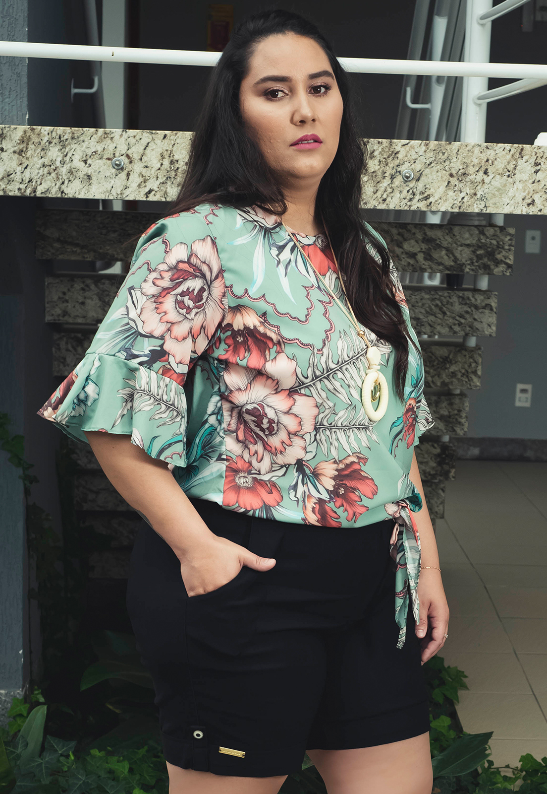 blusa feminina plus size