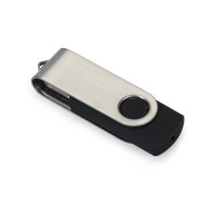 Pen drive girat�rio met�lico 8GB