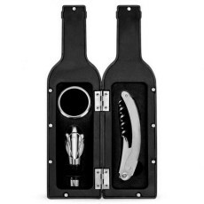 Kit Vinho Garrafa 3 Pe�as