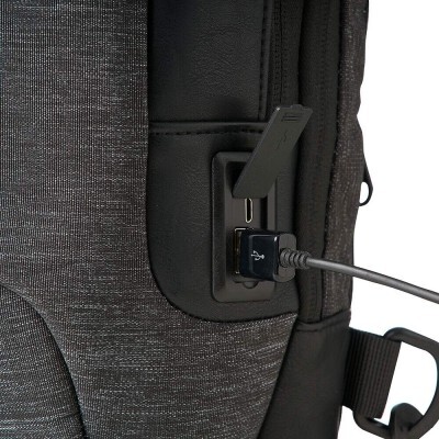 Mochila de Ombro USB Anti-Furto