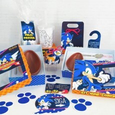 Arquivo De Corte Kit Pscoa Sonic Pdf E Silhouette Studio
