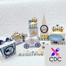 Arquivo de Corte Silhouette Kit realeza azul + Brinde
