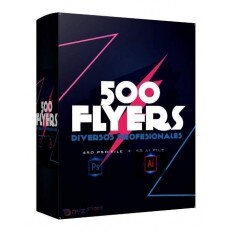 Pack Profesional 500 Flyers Diversos Photoshop / Illustrator