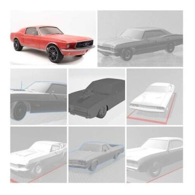 Maior Pack Arquivo Stl De Carros P/impress�o 3d Nacional