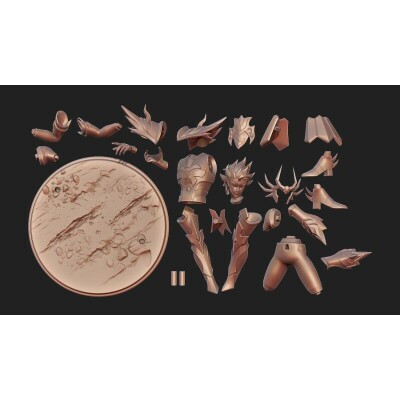 Cavaleiros Do Zod�aco, Pack 3 - Arquivo Stl - Impressora 3d