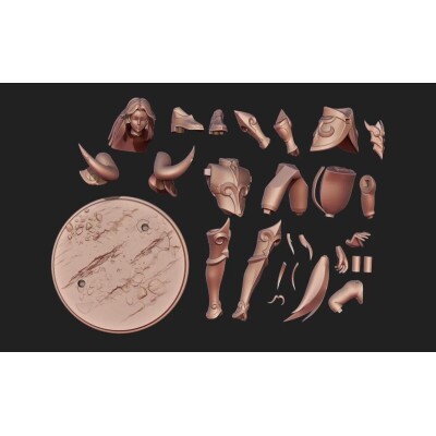 Cavaleiros Do Zod�aco, Pack 3 - Arquivo Stl - Impressora 3d
