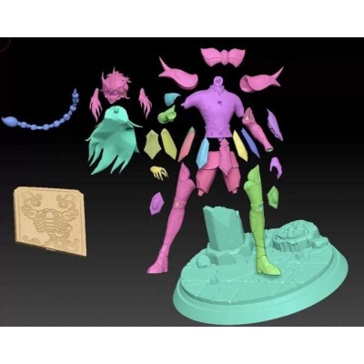Cavaleiros Do Zod�aco, Pack 3 - Arquivo Stl - Impressora 3d