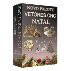 Mega Pack Do Natal Cnc Dxf Cdr Router Laser