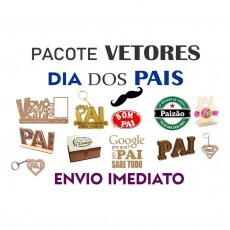 Pack Artes Corte Laser Router Dia Dos Pais Cnc Dxf Cdr