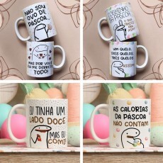 Artes Para Caneca Flork Pascoa 12 Arquivos Cdr Pdf Png