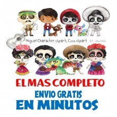Pack Imagenes Pelicula Coco Miguel Mexicanos + A1