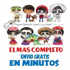 Pack Imagenes Pelicula Coco Miguel Mexicanos + Regalo A1
