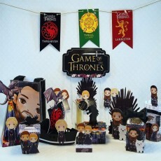 Arquivo De Corte Silhouette Game Off Tronnes - Kit 01