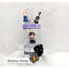Arquivo De Corte Caixa Octa Wandinha