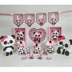 Arquivo De Corte Panda Rosa
